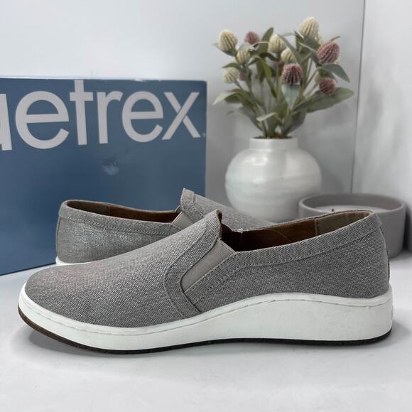 Aetrex Cameron Slip-On Casual Sneaker Taupe/Gray PC144W Women's 10.5 - Picture 6 of 10